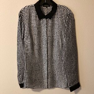 NWOT Lafayette 148 Silk Blouse